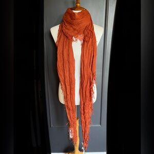 New Auth Chan Luu Cashmere and Silk Scarf Color: Picante
